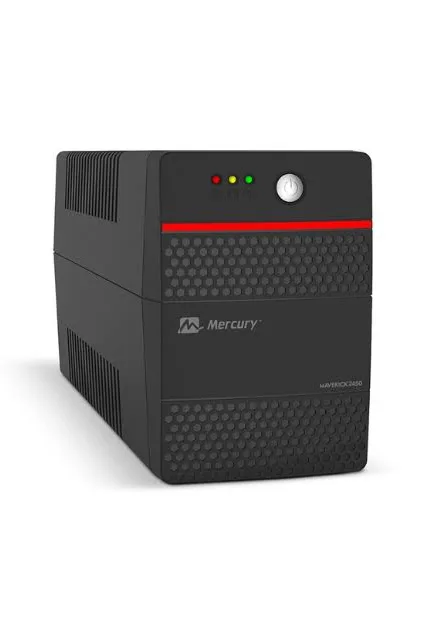 Mercury Maverick 850VA, 850VA/510W, Offline/Line-Interactive, AVR, 140–300V AC Wide Input, 2× Universal Sockets, 9Ah Battery