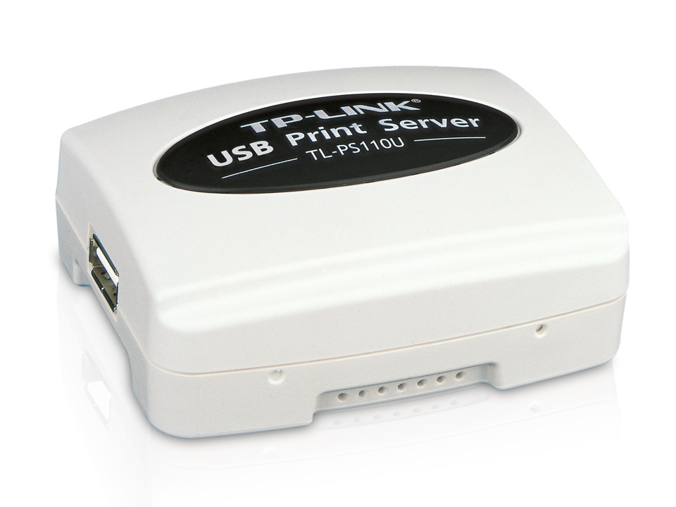 TP-Link Single USB2.0 Port Fast Ethernet Print Server TL-PS-110U