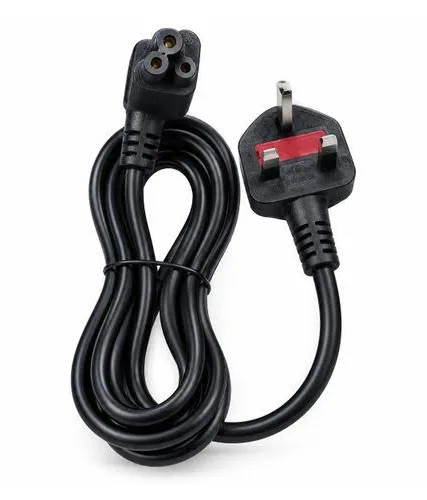 Flower Cable (IEC C5 Cloverleaf) – UK 3-Pin to C5, 1.5m, 250V