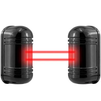 InfraRed Beam 30m, Dual Synchronized Beams, 30m/60m Range, 50–500ms Adjustable, NC/NO Relay, IP55