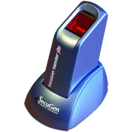 SecuGen Hamster Plus (HSDU03P), Maintenance-Free Optical Sensor, Scratch/Impact/ESD Resistant, 500 DPI, USB 2.0