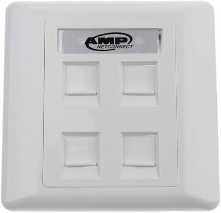 Generic RJ11 Faceplate Double