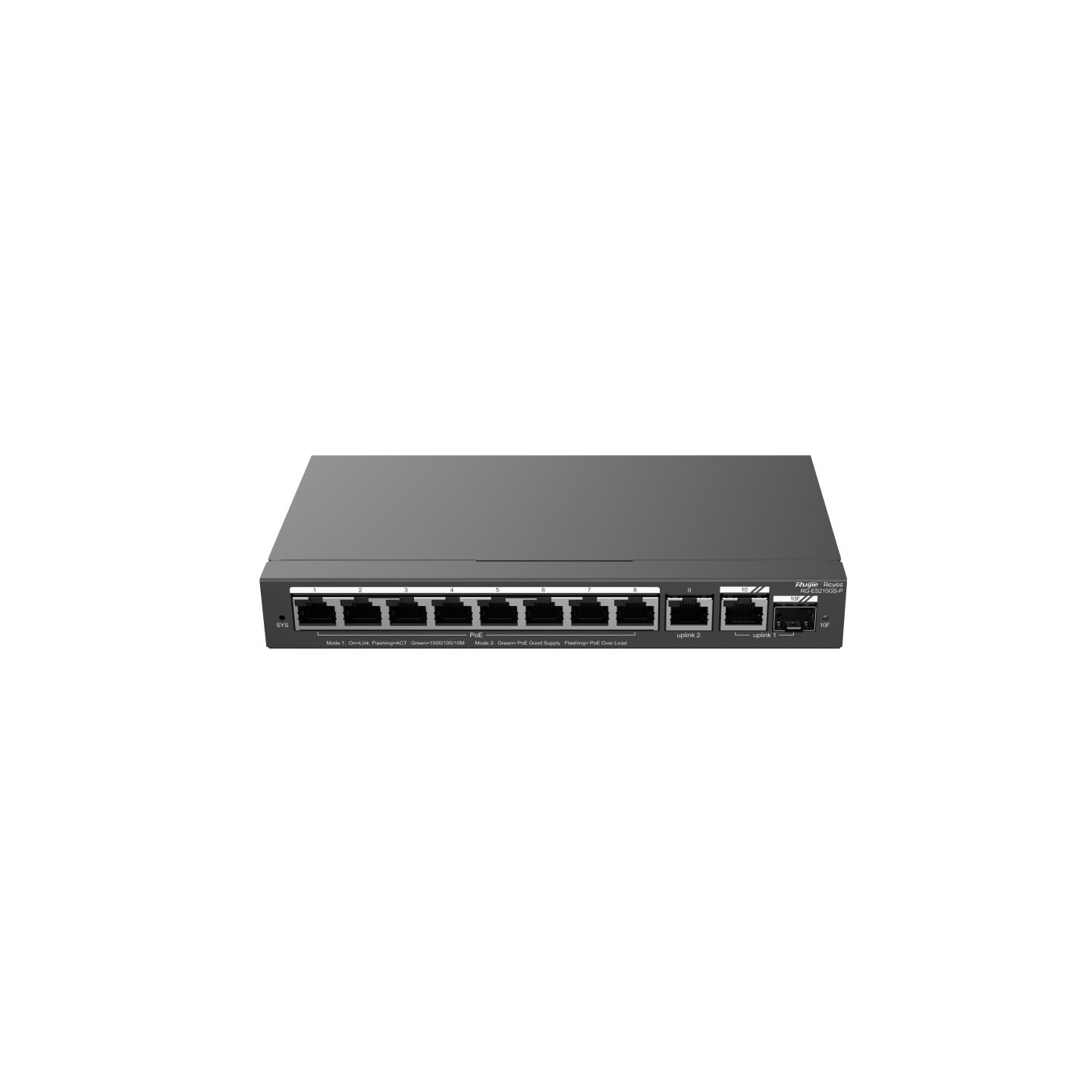 Ruijie10-Port Gigabit Smart POE Switch RG-ES210GC-LP