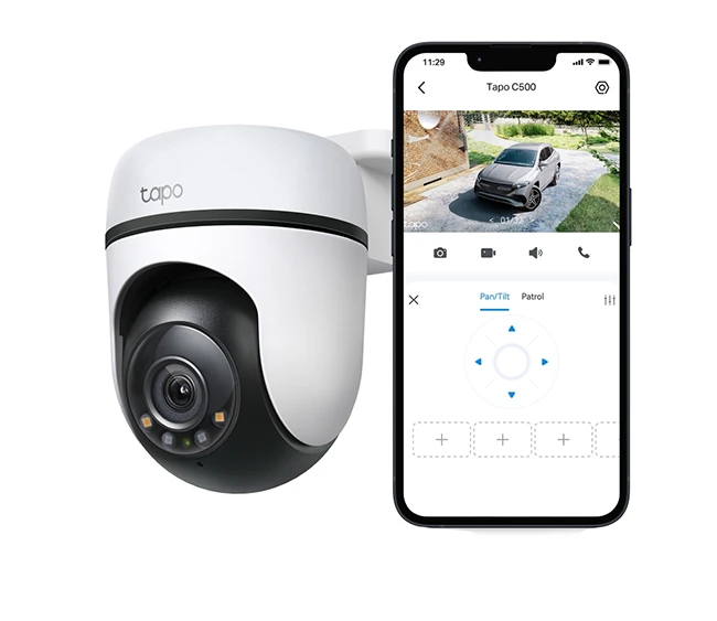 TP-Link Outdoor Pan/Tilt Security WiFi Camera - TL-TAPO C500 thumbnail 2