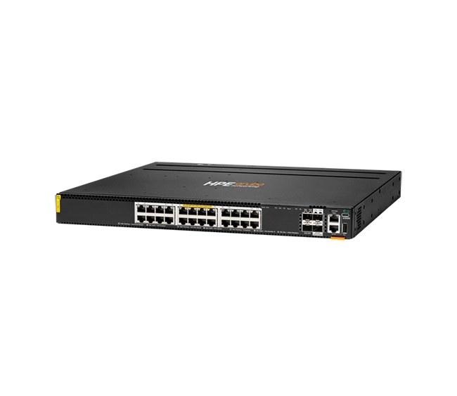 HPE Aruba CX 6300M 24p Smart Rate Class6 PoE 4p SFP56 50G TAA Switch
